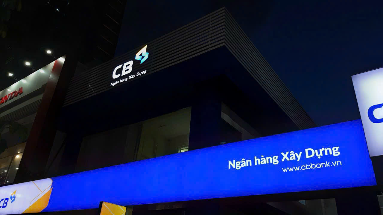 hộp đèn bảng hiệu bạt không gân