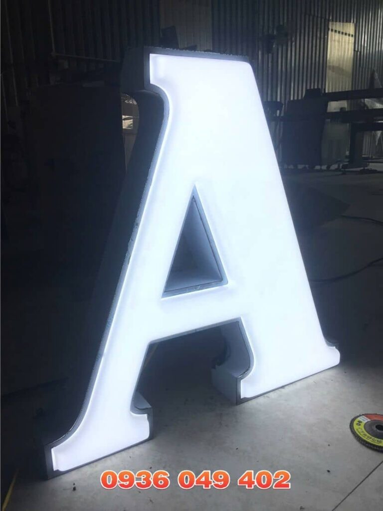 bảng giá gia công chữ nổi inox