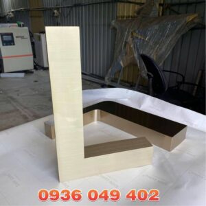 bảng giá gia công chữ nổi inox