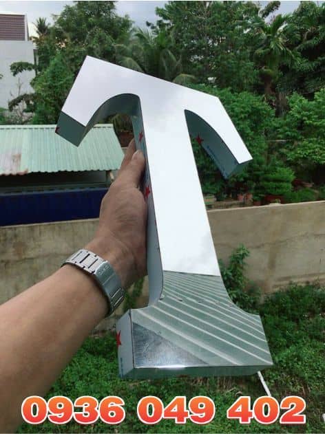 bảng giá gia công chữ nổi inox