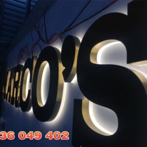 bảng giá gia công chữ nổi inox