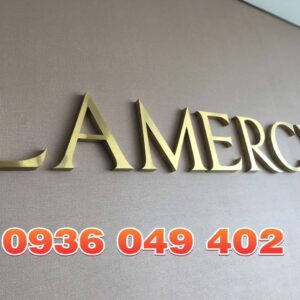 bảng giá gia công chữ nổi inox