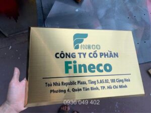 bảng tên công ty giá rẻ tại xưởng