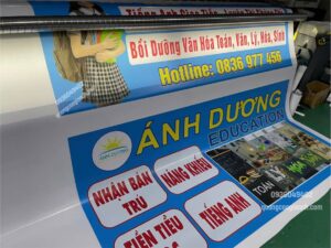 In ấn bảng hiệu bạt hiflex decal băng rôn tại Dĩ An