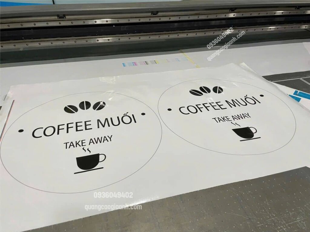 In ấn bảng hiệu bạt hiflex decal băng rôn tại Dĩ An