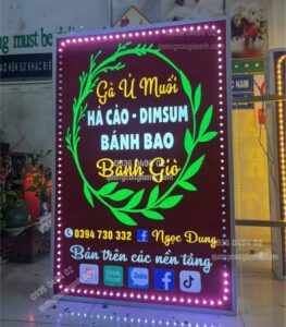 làm hộp đèn quảng cáo giá rẻ tại Dĩ An