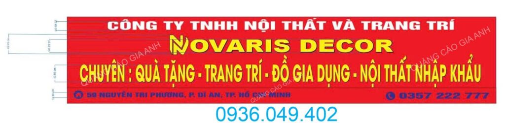 thi công bảng hiệu alu chữ nỗi mica tại dĩ an