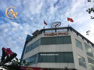 Báo giá thi công biển hiệu tòa nhà tại Bình Dương